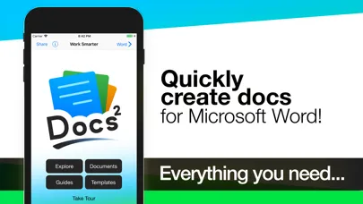 Capturas de tela do Docs² | for Microsoft Word