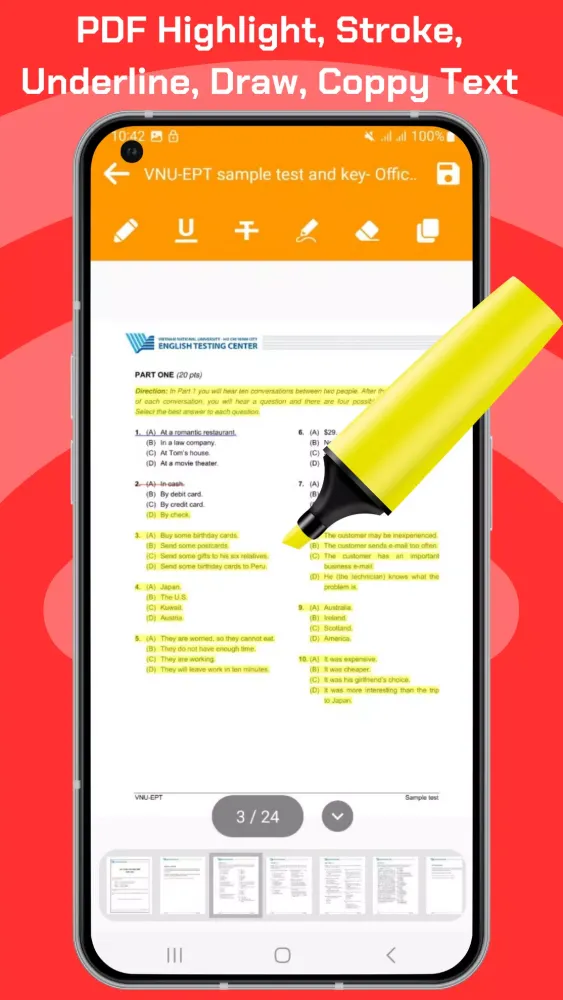 PDF Highlight Screenshots