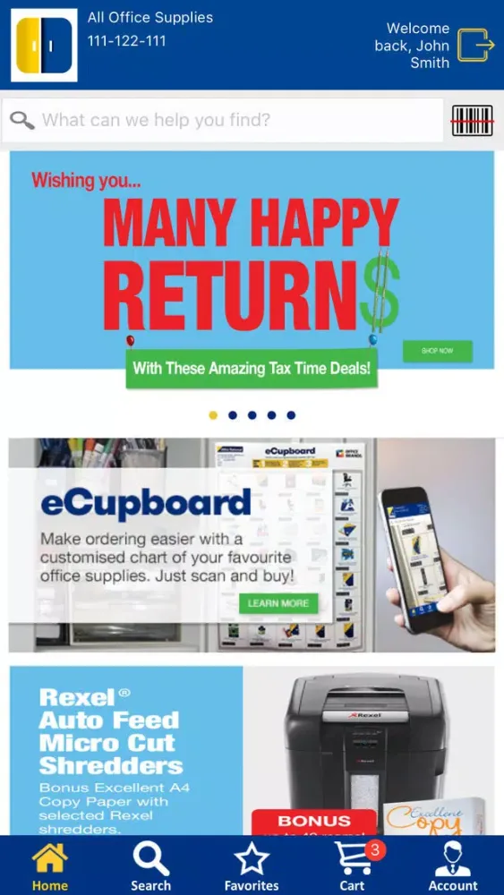 eCupboard سکرین شاٹس
