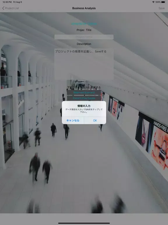 Captures d'écran de コンサルティング・ツール iPad