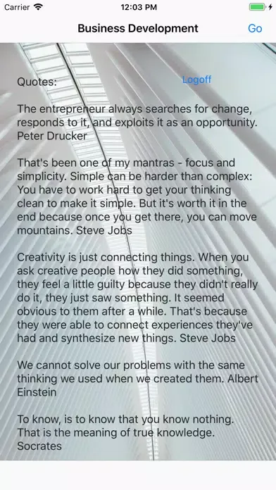 Captures d'écran de コンサルティング・ツール