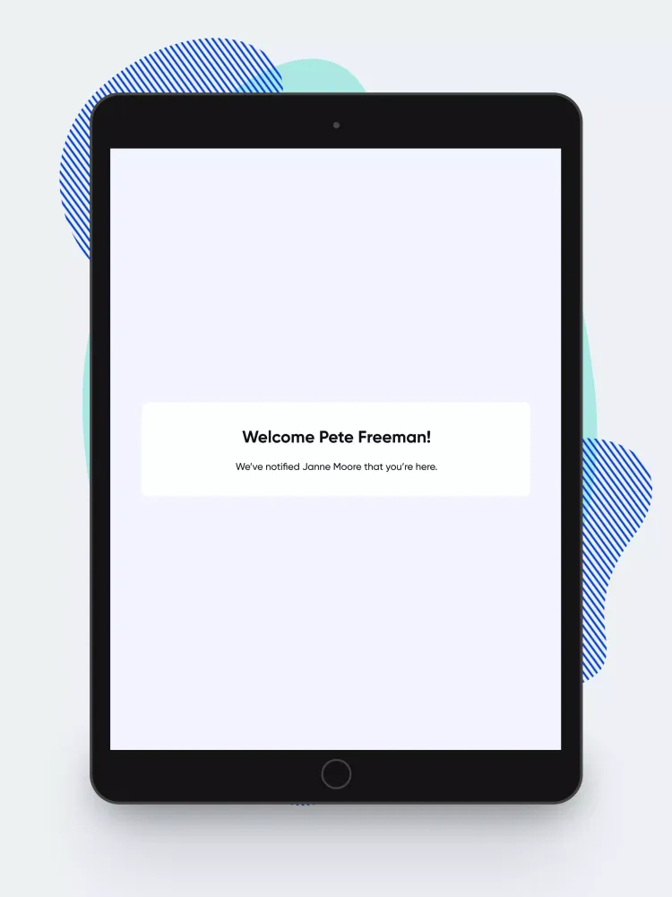 Capturas de pantalla de OfficeRnD Visitor Hub