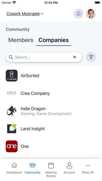 OfficeRnD Members Screenshots