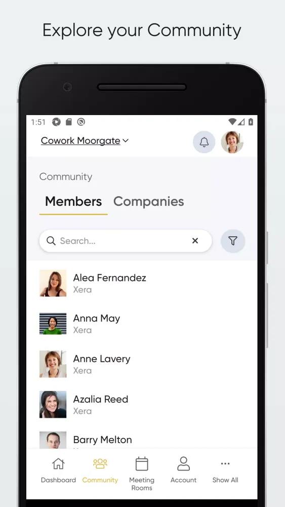 Terminal Co-working Screenshots