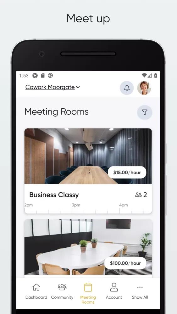 Terminal Co-working Screenshots