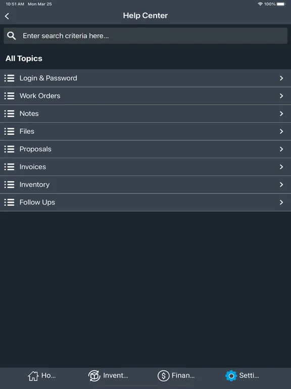 Officetrax Mobile iPad 应用截图