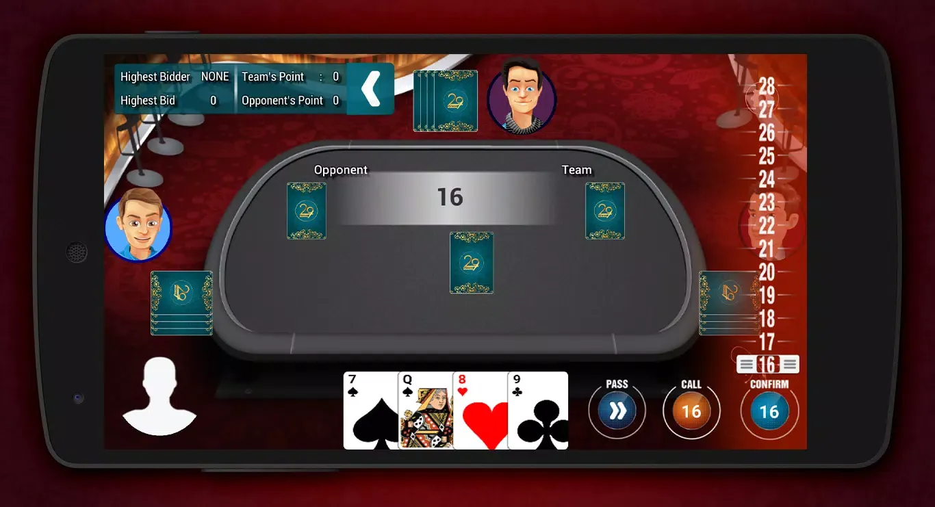 Captures d'écran de 29 Card