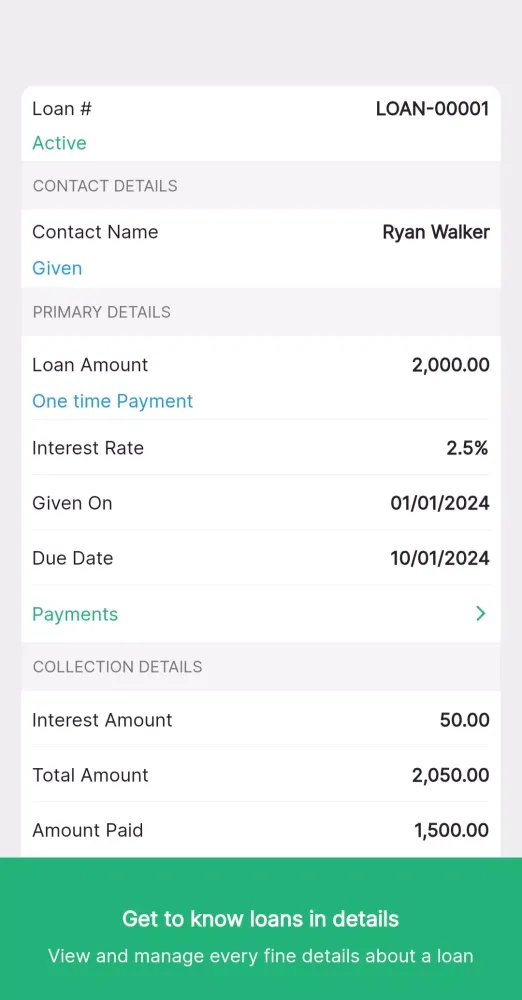Loan Management System Screenshots