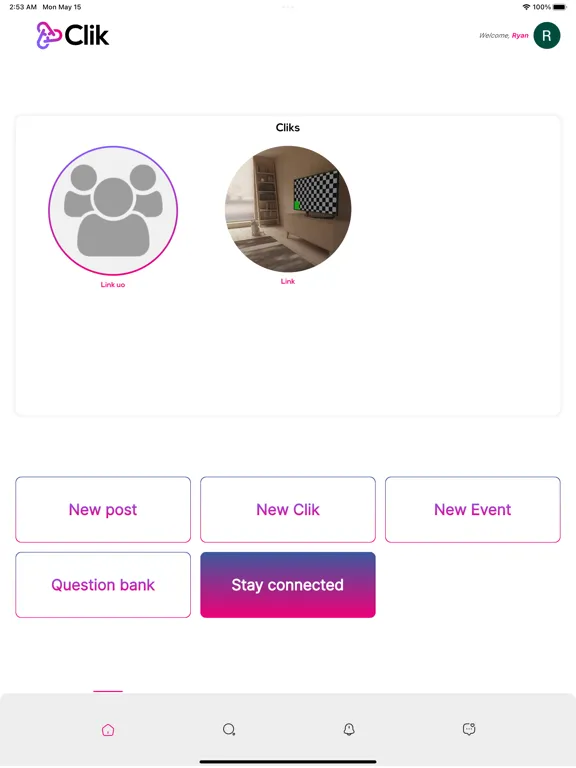 صور Clik - Create your safe space iPad 