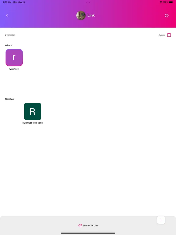 صور Clik - Create your safe space iPad 