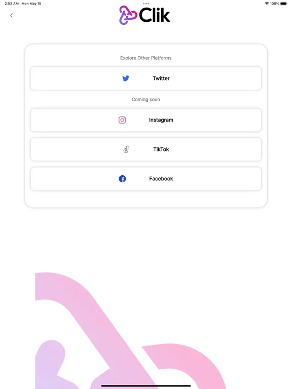 صور Clik - Create your safe space iPad 