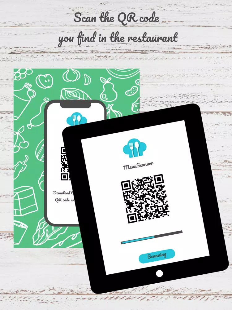 Ảnh chụp màn hình của MenuScanner iPad 