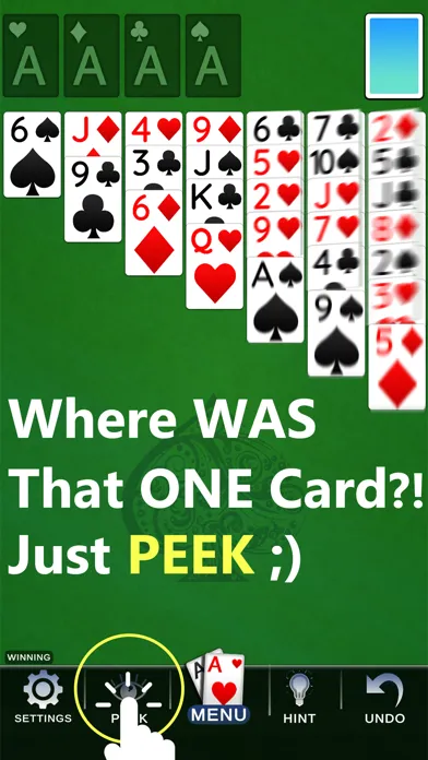 Captures d'écran de The Original Solitaire +
