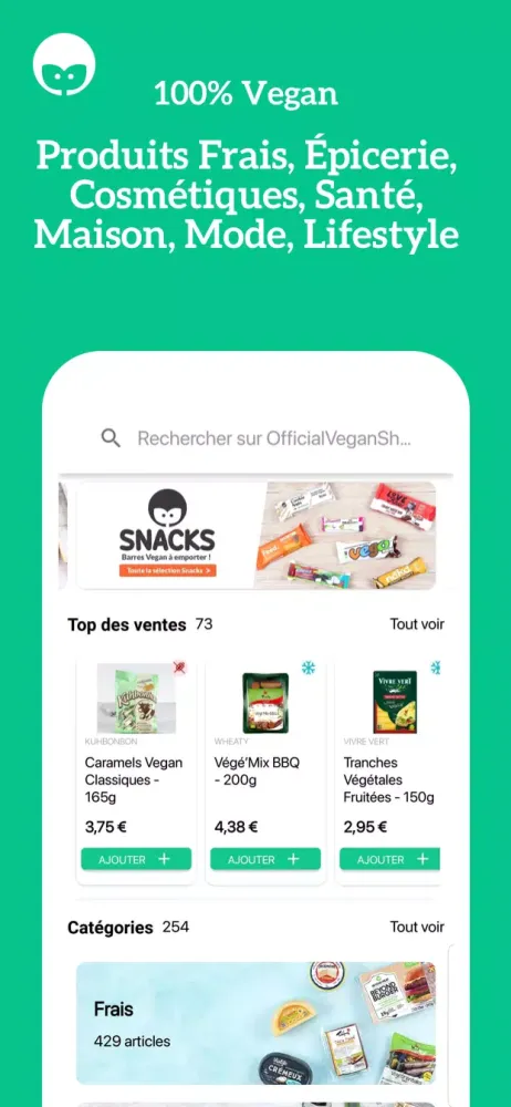Ảnh chụp màn hình của OFFICIAL VEGAN SHOP