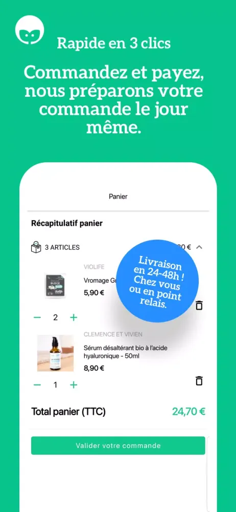 Ảnh chụp màn hình của OFFICIAL VEGAN SHOP