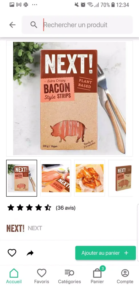 Ảnh chụp màn hình của OFFICIAL VEGAN SHOP