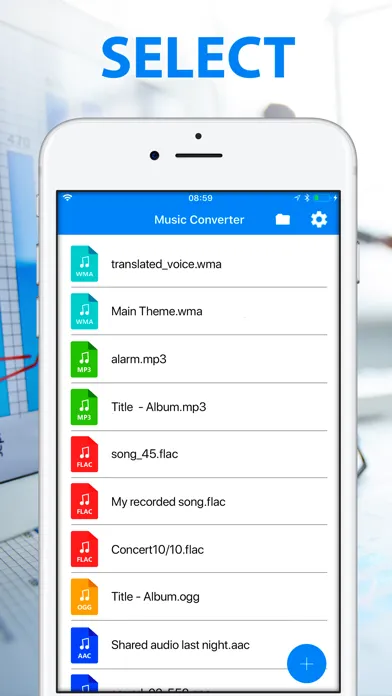 Capturas de pantalla de MP3 Converter Edit Music files
