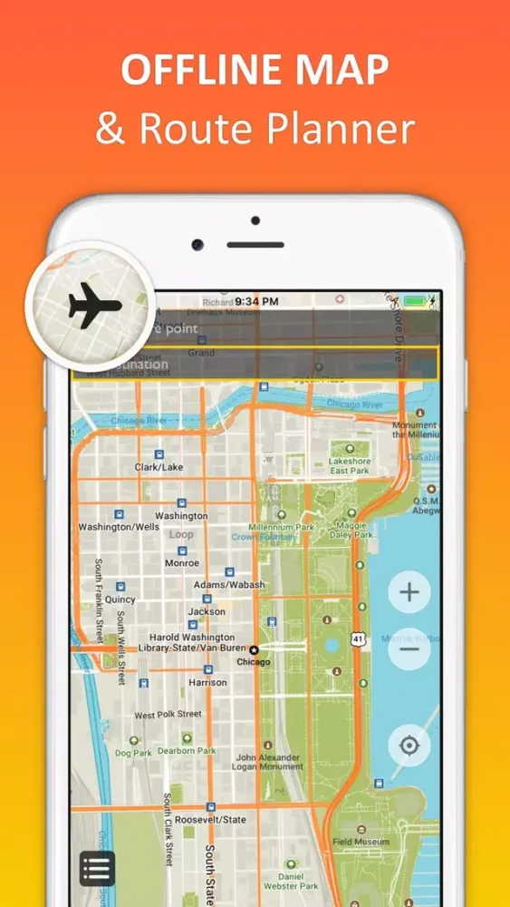 Chicago offline map & nav Ekran Görüntüleri