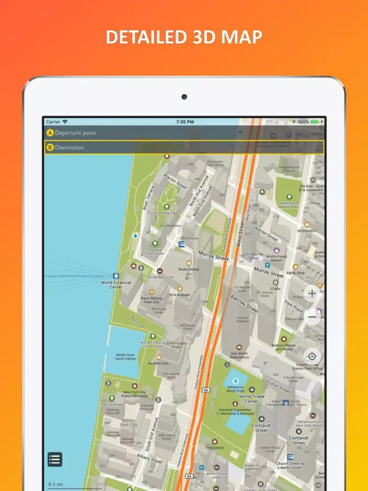 Capturas de pantalla de Los Angeles offline map & nav iPad 