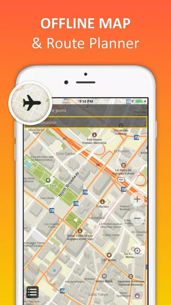 Capturas de pantalla de Los Angeles offline map & nav