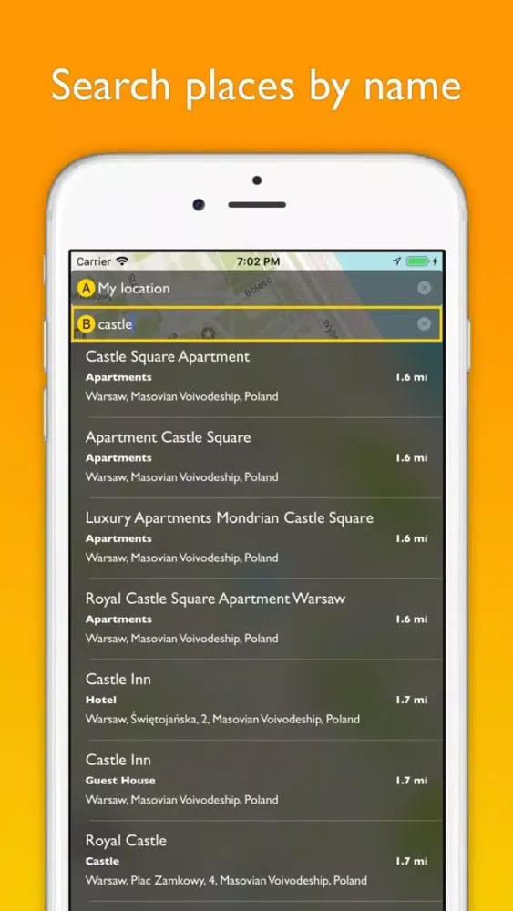 Warsaw offline map & transport سکرین شاٹس