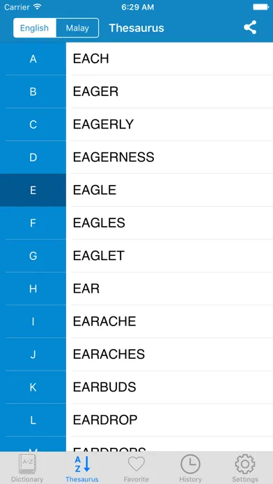 English to Malay & Malay to English Offline Dictionary স্ক্রিনশট