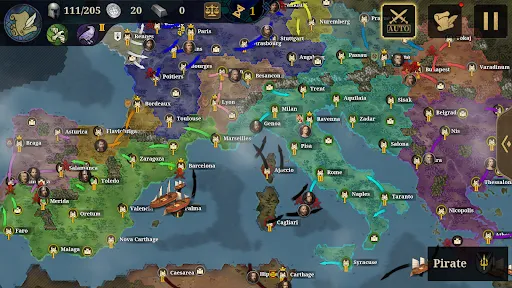 Ảnh chụp màn hình của European War 7: Medieval