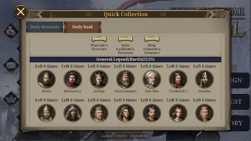 Ảnh chụp màn hình của European War 7: Medieval