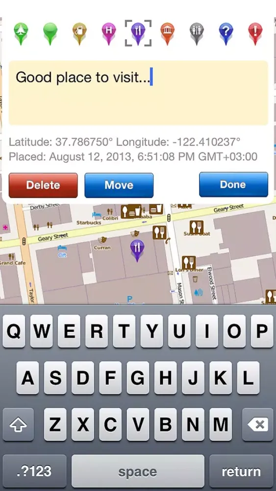 ภาพหน้าจอของ Offline Map & GPS Navigator