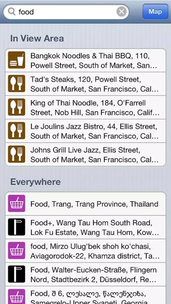 ภาพหน้าจอของ Offline Map & GPS Navigator