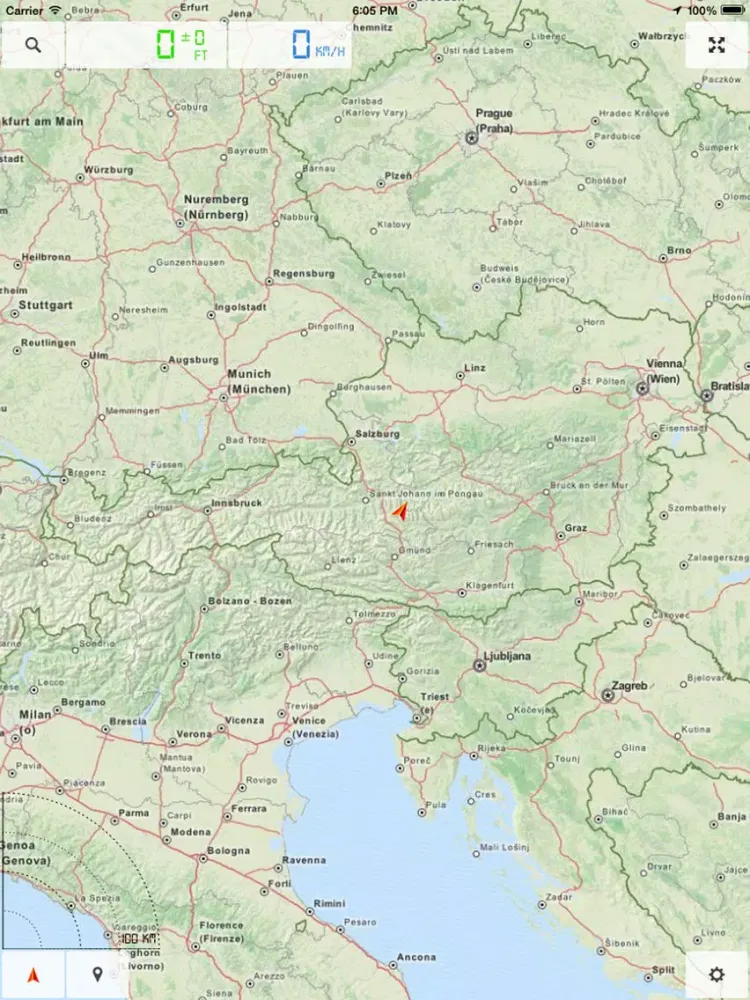 Austria - Offline Map & GPS Navigator iPad  Ekran Görüntüleri