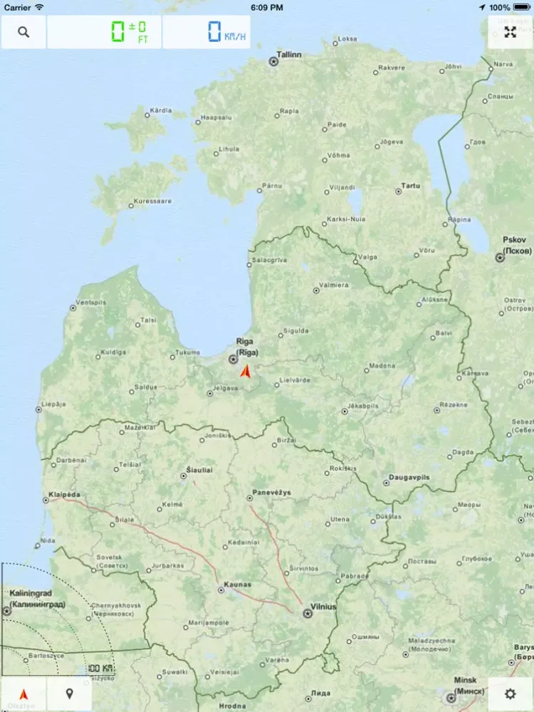 Capturas de tela do Baltics: Estonia, Latvia, Lithuania - Offline Map & GPS Navigator iPad 