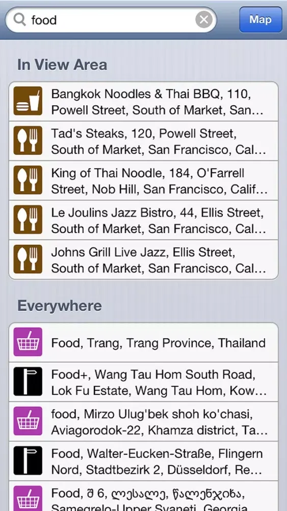 Capturas de pantalla de Canada - Offline Map & GPS Navigator