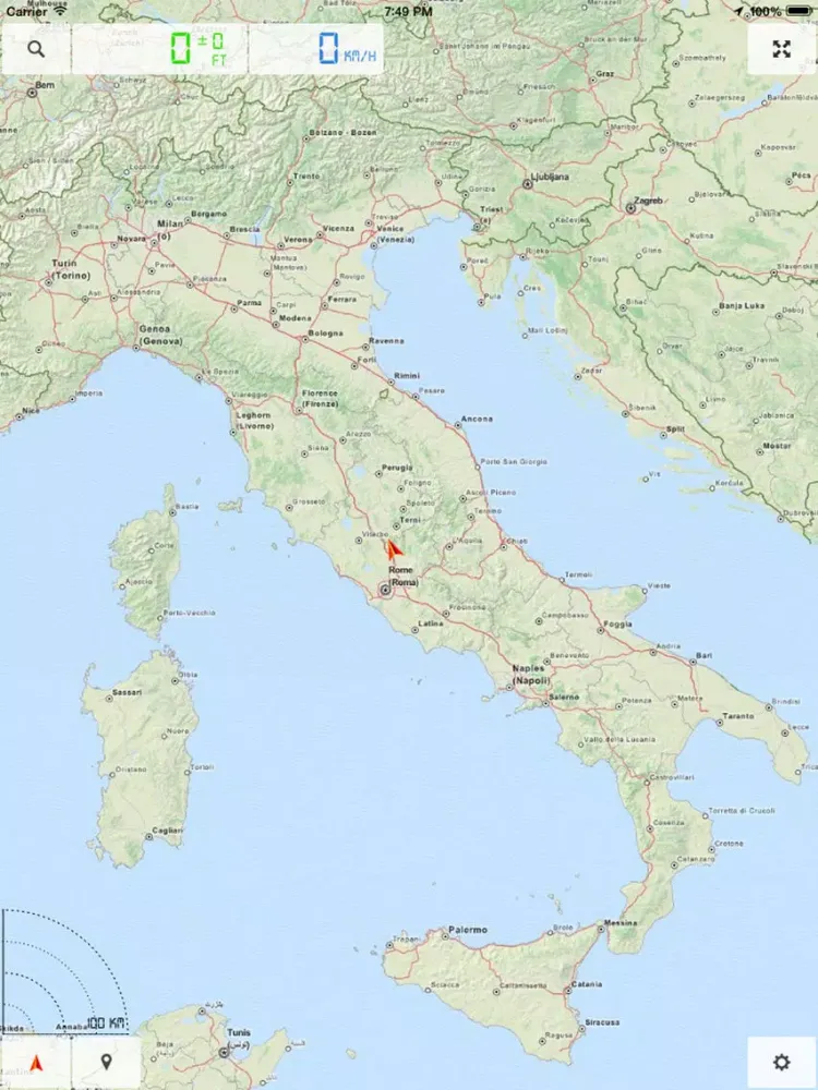 Captures d'écran de Italy, Venice, Vatican - Offline Map & GPS Navigator iPad 