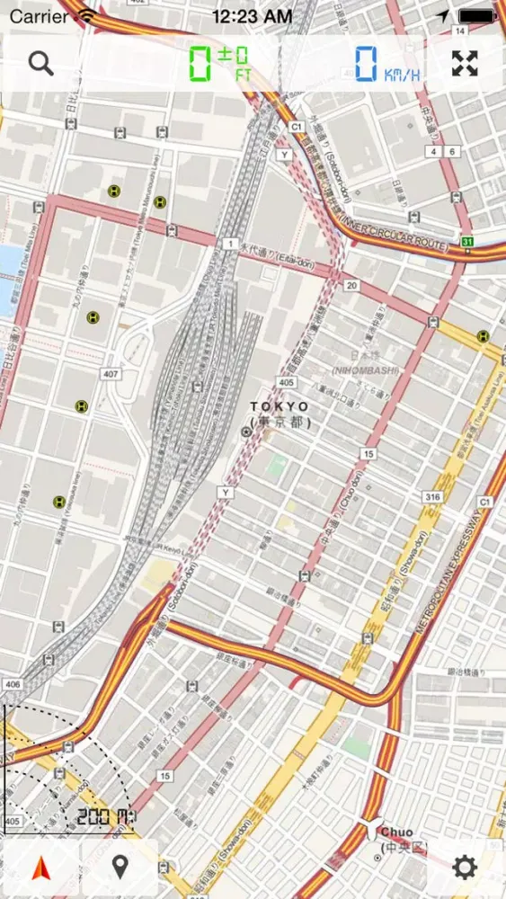 Capturas de tela do Japan - Offline Map & GPS Navigator