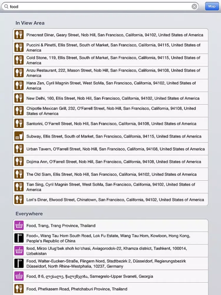 Capturas de tela do Russia (all regions) - Offline Map & GPS Navigator iPad 