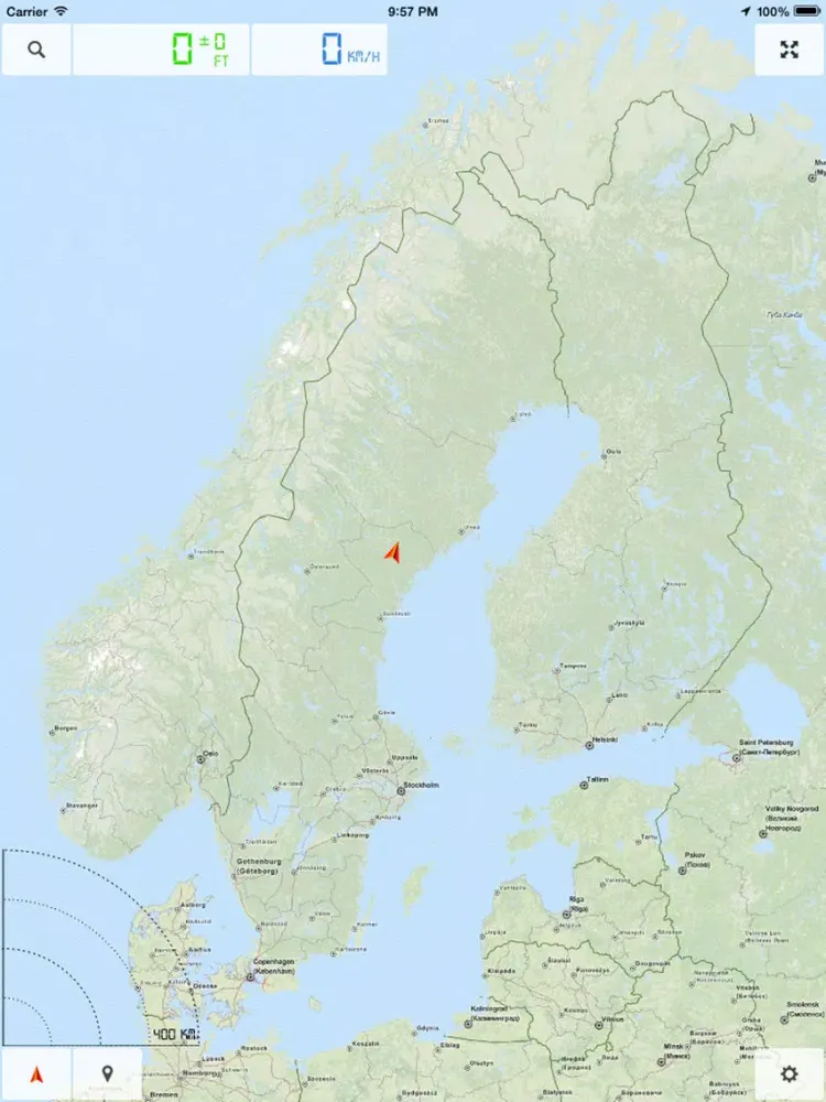 ภาพหน้าจอของ Scandinavia: Denmark, Norway, Sweden, Finland - Offline Map & GPS Navigator iPad 
