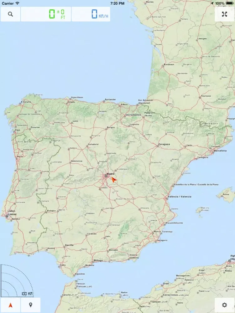 Spain, Portugal - Offline Map & GPS Navigator iPad  স্ক্রিনশট