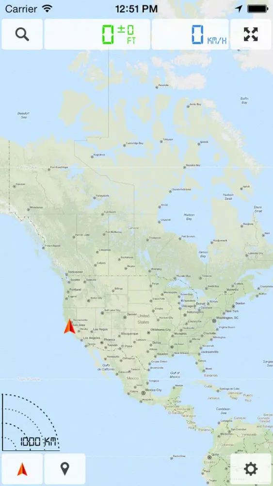 America, United States (US) - Offline Map & GPS Navigator应用截图