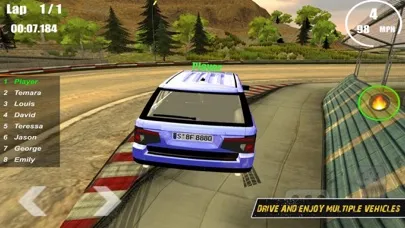 Racing SUV Car Hill Road Ekran Görüntüleri