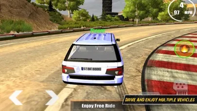 Racing SUV Car Hill Road Ekran Görüntüleri