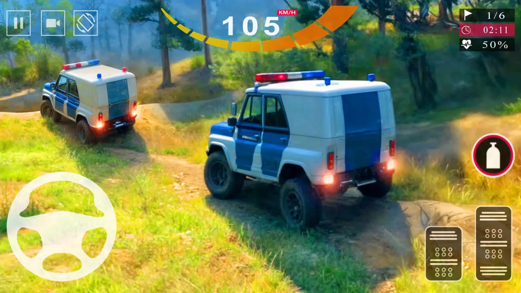 Police Car Chase Game: Jeep 3d Screenshots