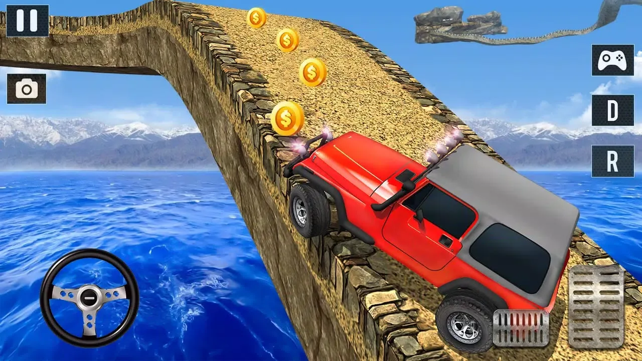 ภาพหน้าจอของ Jeep Car Racing 3d Car Games