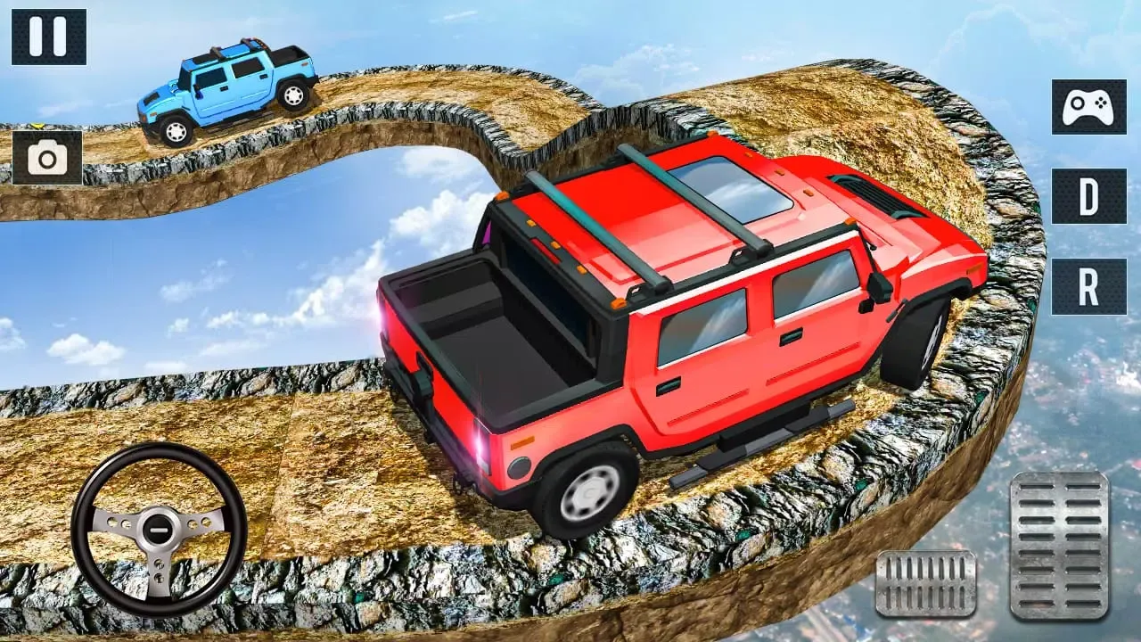 ภาพหน้าจอของ Jeep Car Racing 3d Car Games