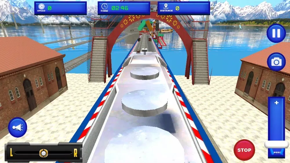 Capturas de tela do Impossible City Train Sim