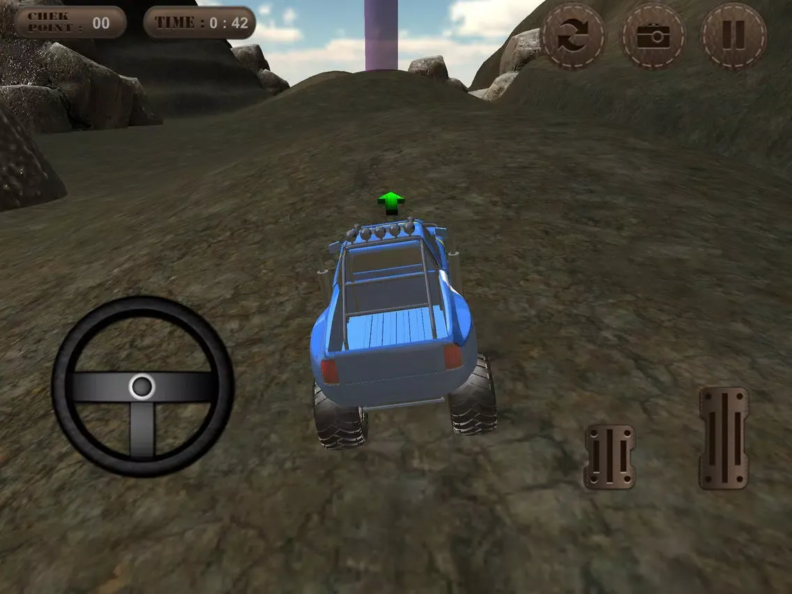 Capturas de pantalla de Off Road Monster truck 3D Real Simulator iPad 