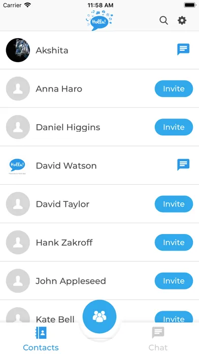 صور Holla Chat App