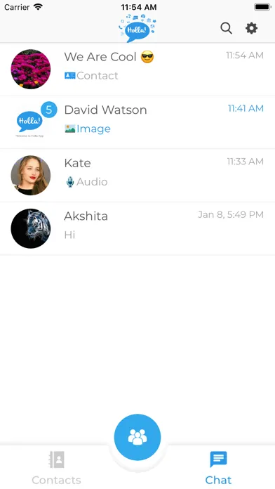 صور Holla Chat App
