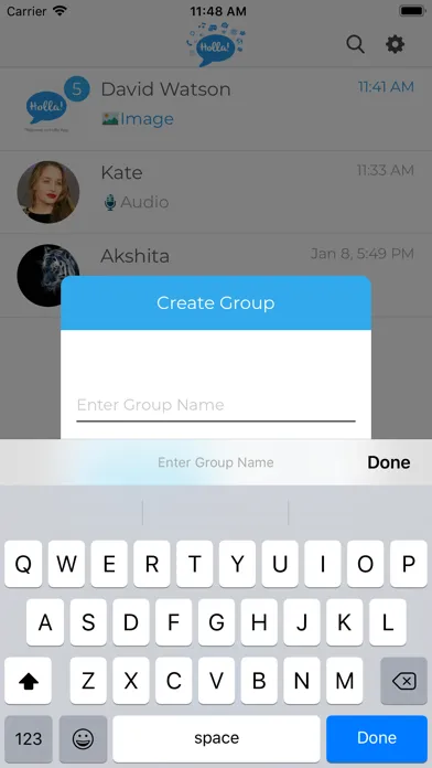 صور Holla Chat App