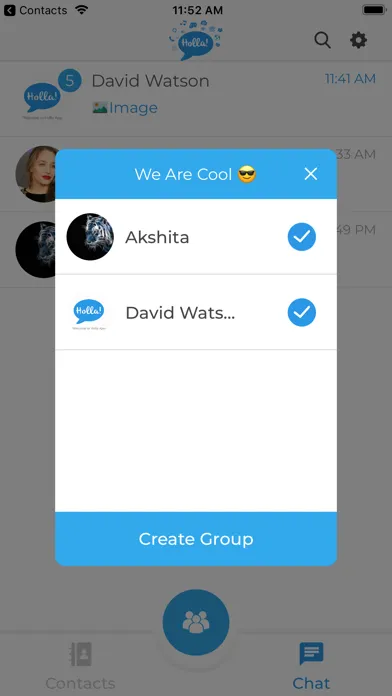 صور Holla Chat App